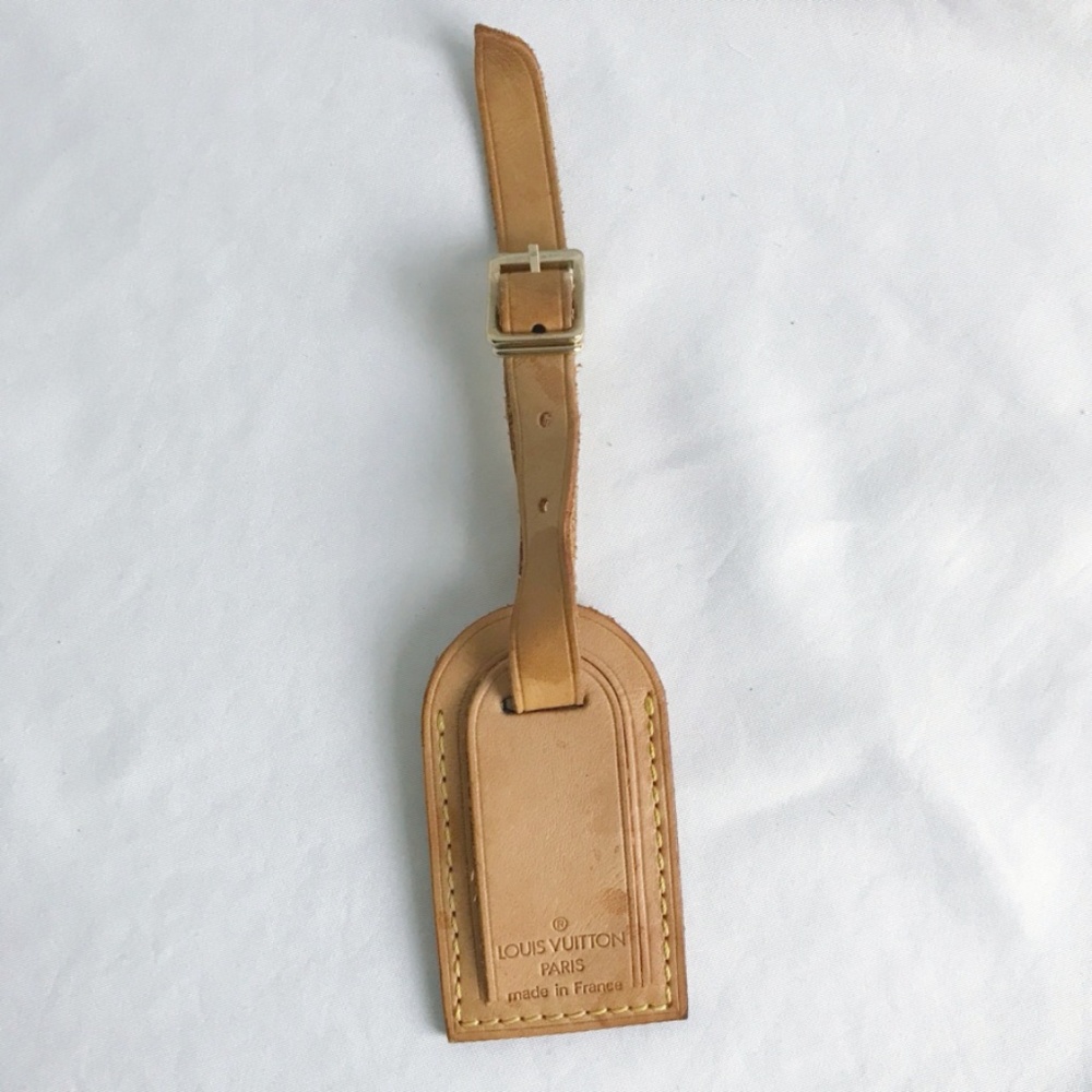 Authentic Small Size Louis Vuitton Luggage Tag